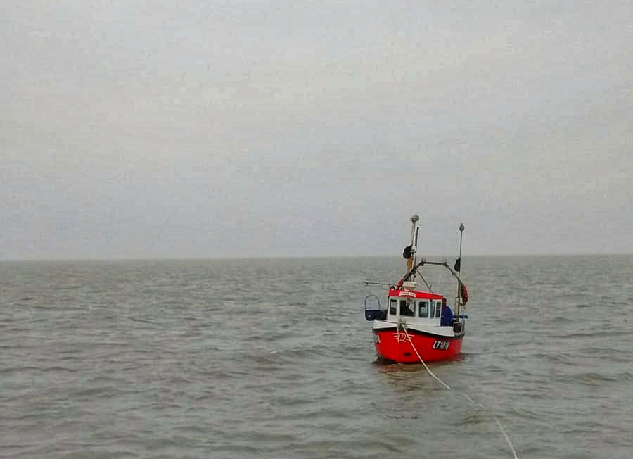 Fishing Boat under tow - Aldeburgh Lifeboat Station | Saving Lives at Sea. 